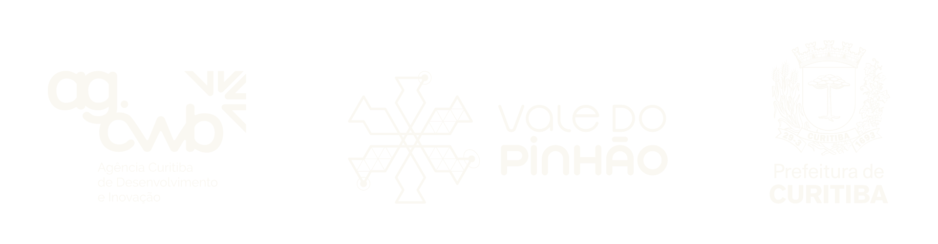 Logos institucionais da cidade de Curitiba